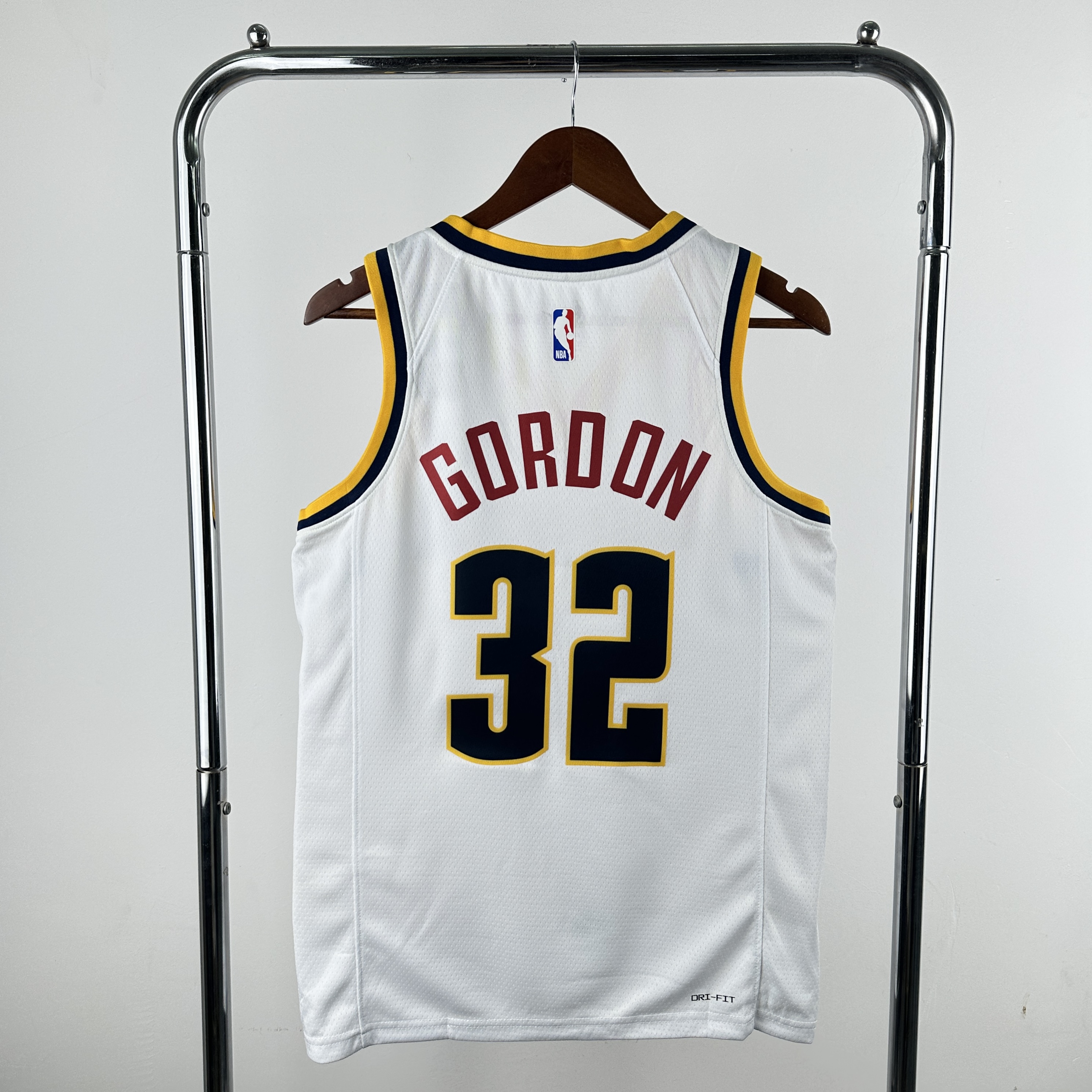 23 Season Denver Nuggets White  No.32