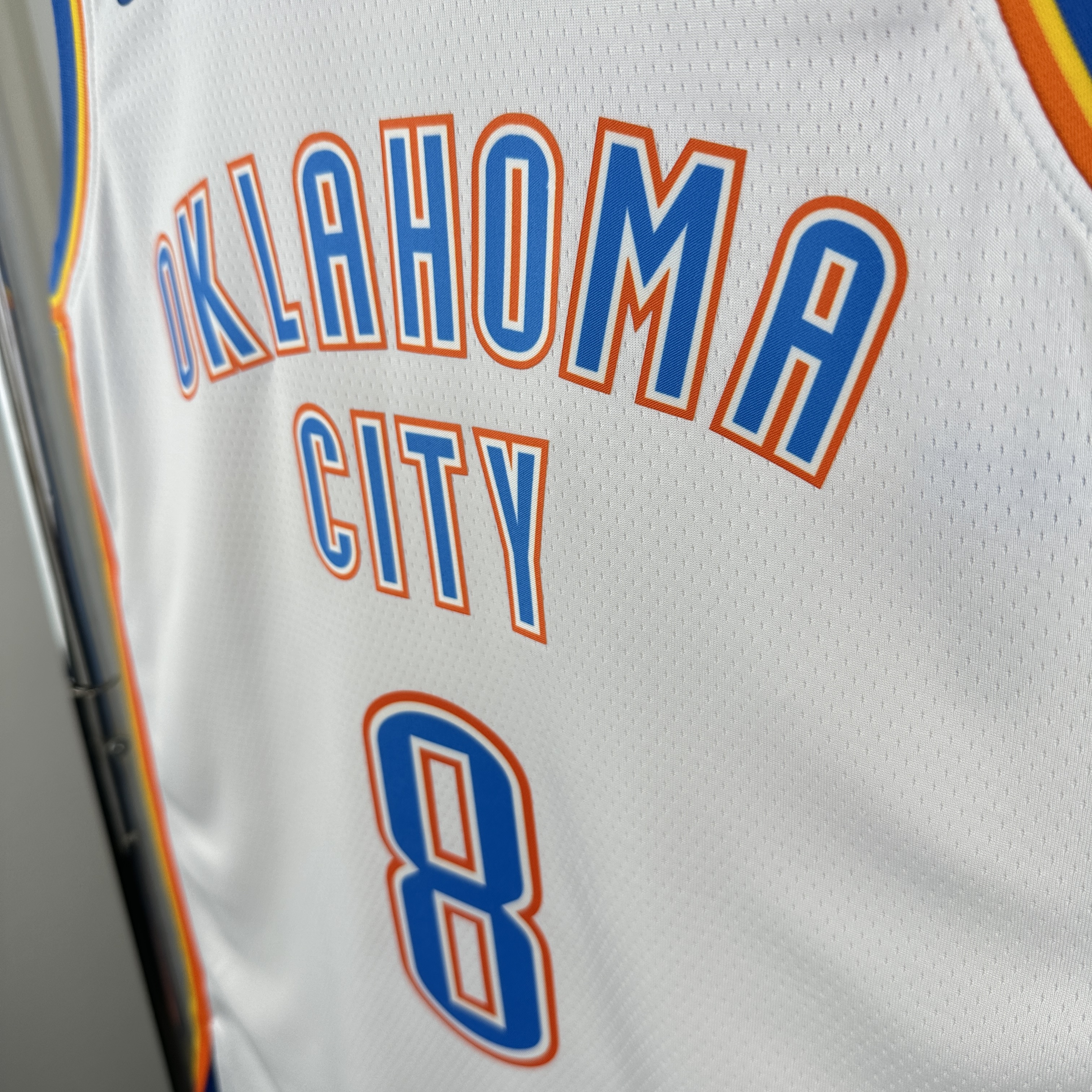 23 Season Oklahoma City Thunder White No.8