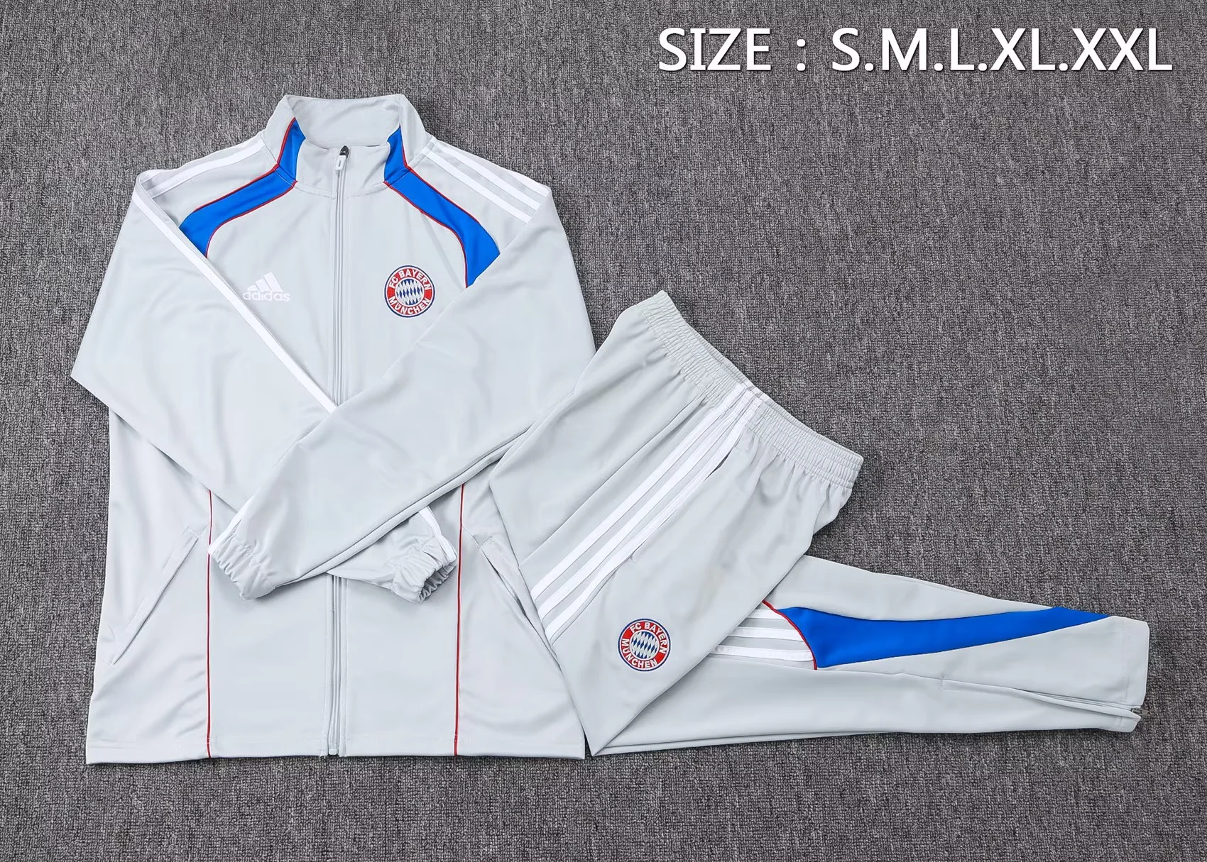 Adult/ Kids Bayern Full Zipper Training Suit A2552 3