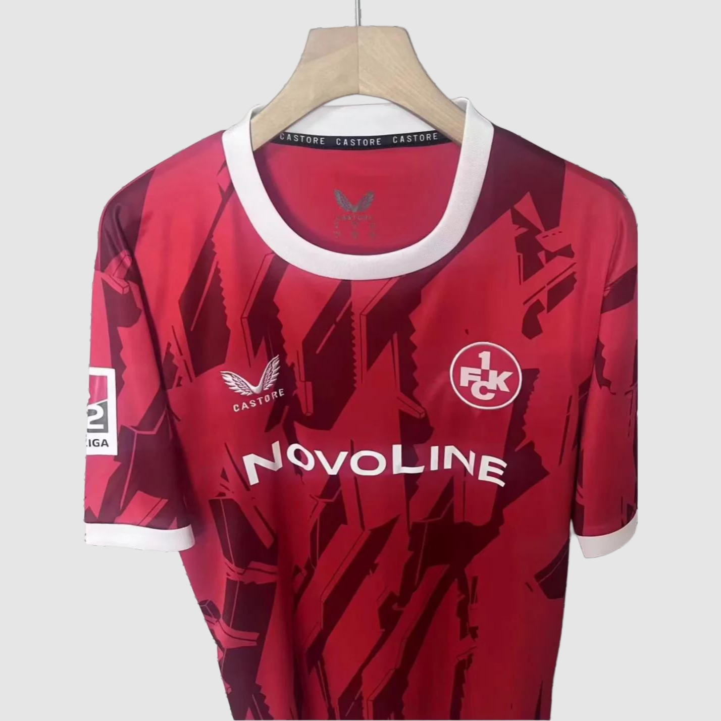 Kaiserslautern 25/26 Home With Patch S-4XL 3