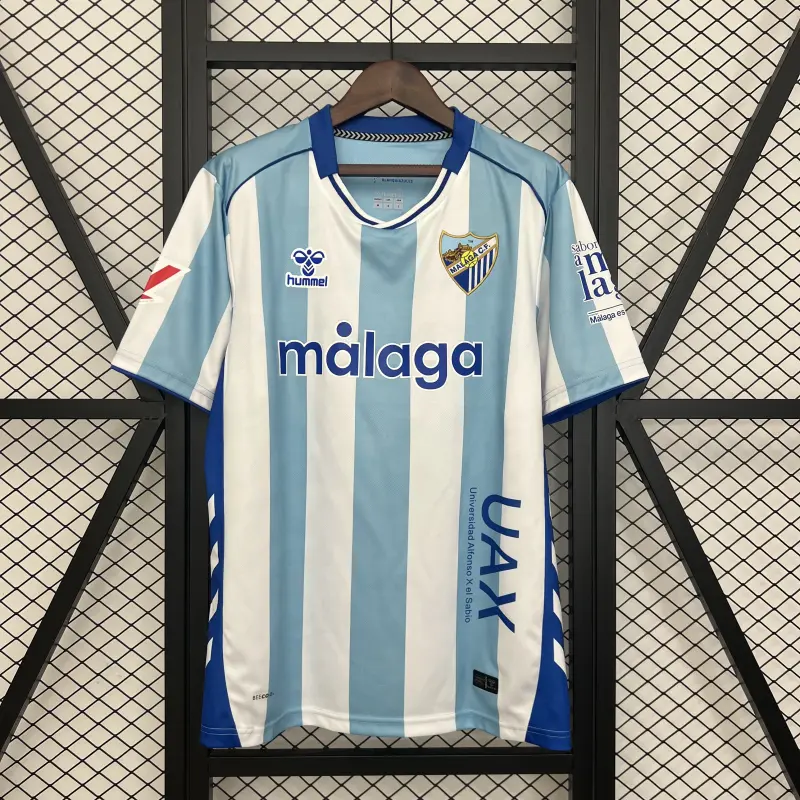 25/26 Málaga CF Home with laliga patch S-4XL