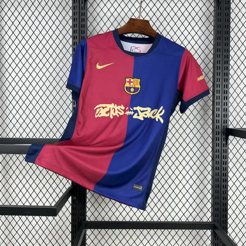 Barcelona 24/25 men's Bαrcelonax Trαvis Home