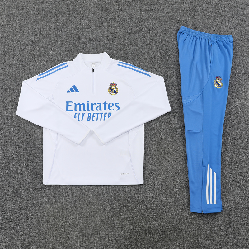 Adult/ Kids Real Madrid Half Zipper Training Suit B2568 3
