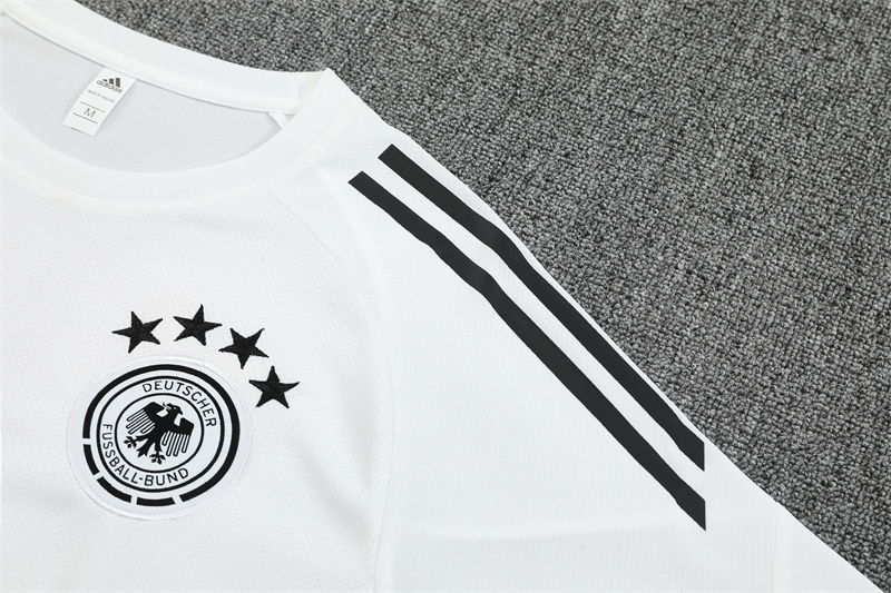 Adult/ Kids Germany Short Sleeves Training suit White 3