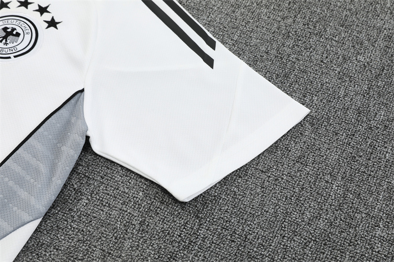 Adult/ Kids Germany Short Sleeves Training suit White 4