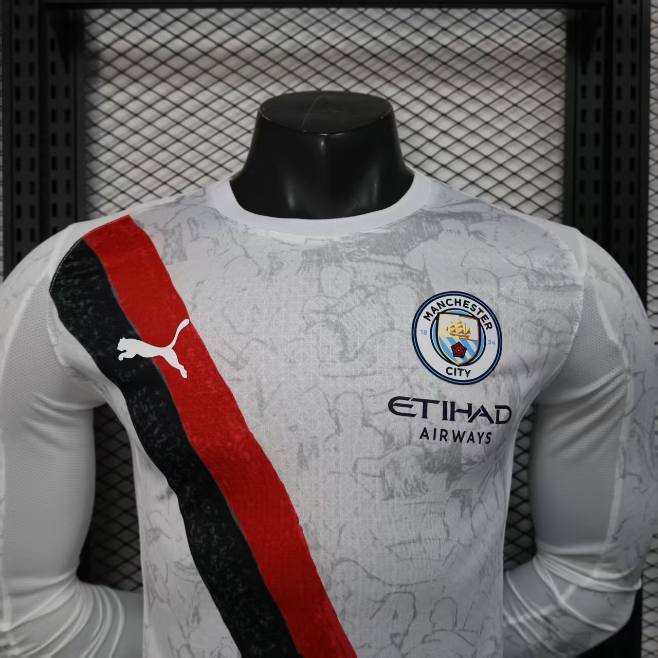Player Version Manchester City 25/26 KidSuper Long Sleeves S~XXL 3