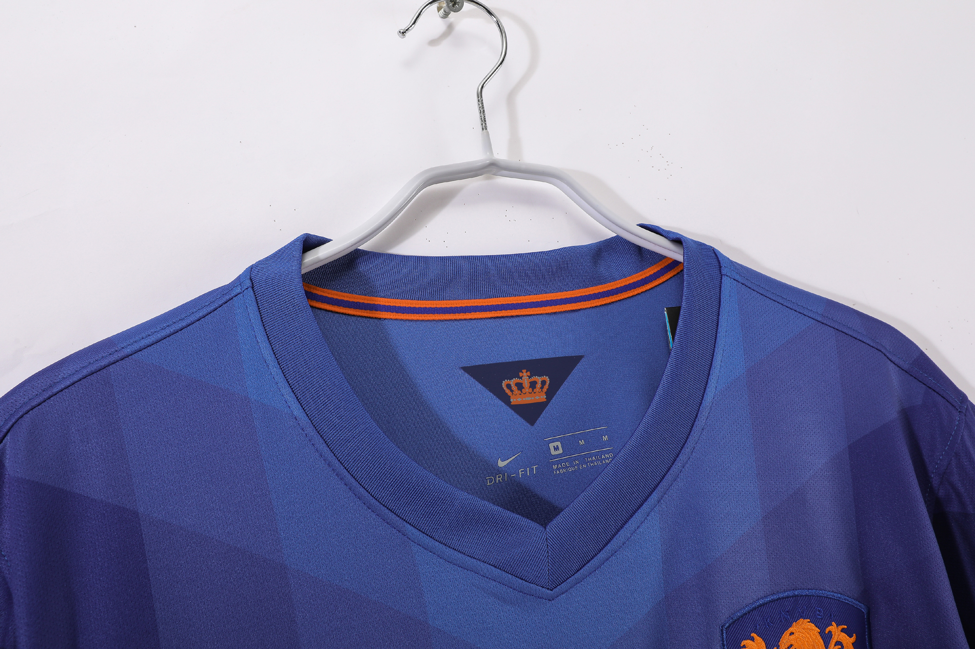 Retro Netherlands 2014 Away Blue 3