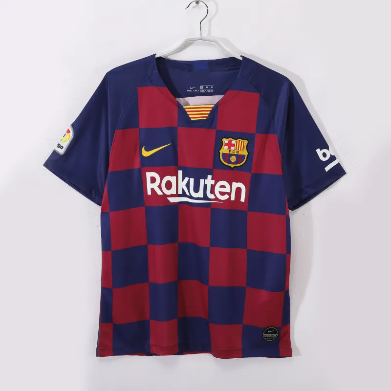 Retro Barcelona 19/20 Home kit wiht Patches S-XXL