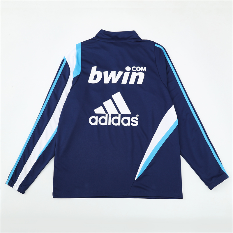 Real Madrid 09/10 half zipper Training Blue