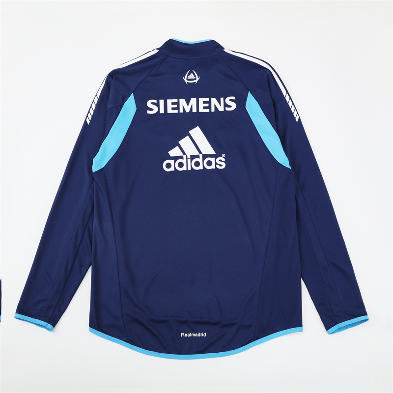 Real Madrid 05/06 half zipper Training Dark Blue