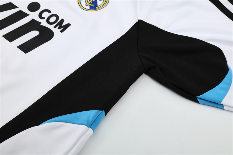 Real Madrid 08/09 half zipper Training White