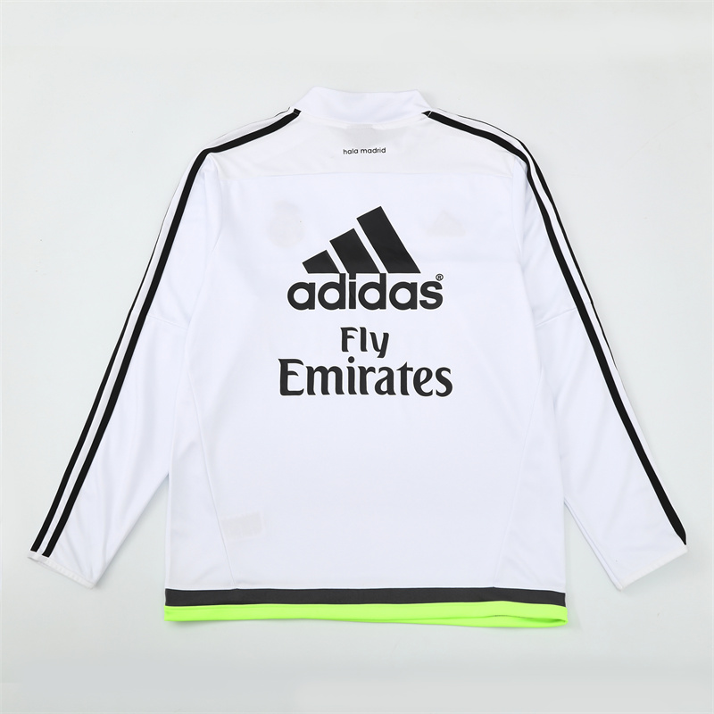 Real Madrid 15/16 half zipper Training White
