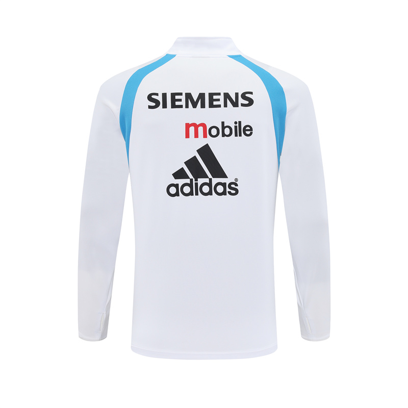 Real Madrid 03/04 half zipper Training White