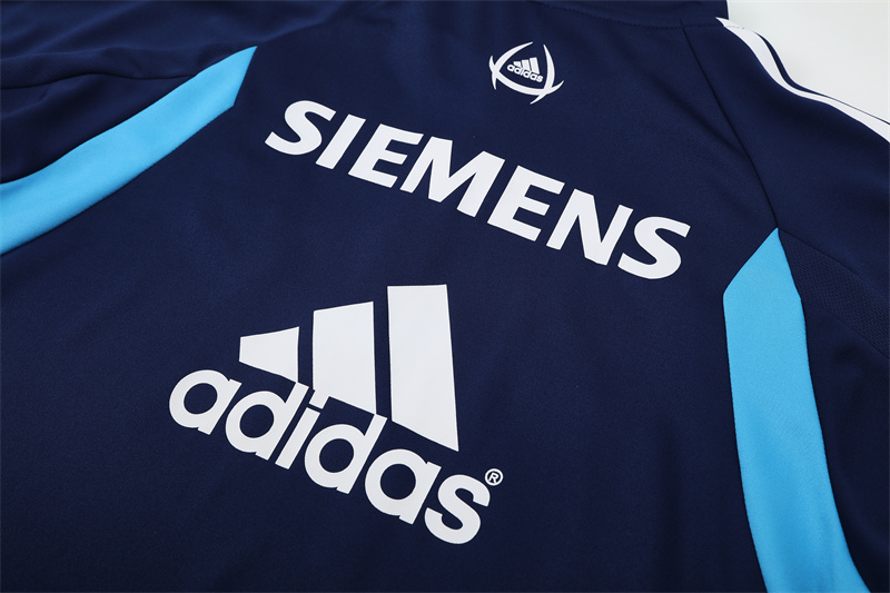 Real Madrid 05/06 half zipper Training Dark Blue