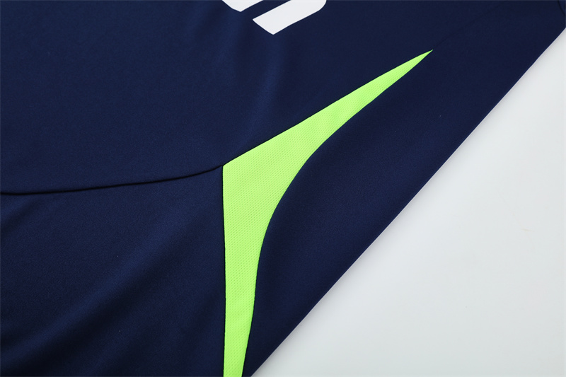 Real Madrid 12/13 half zipper Training Dark Blue