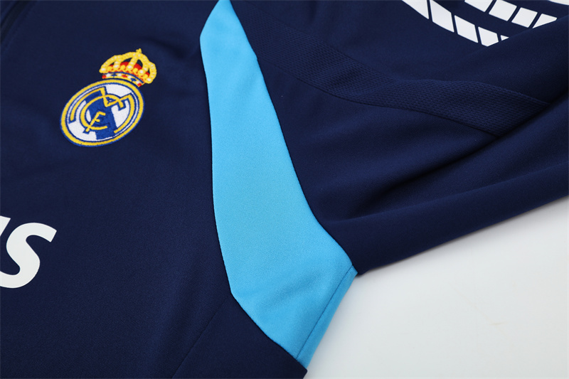Real Madrid 05/06 half zipper Training Dark Blue