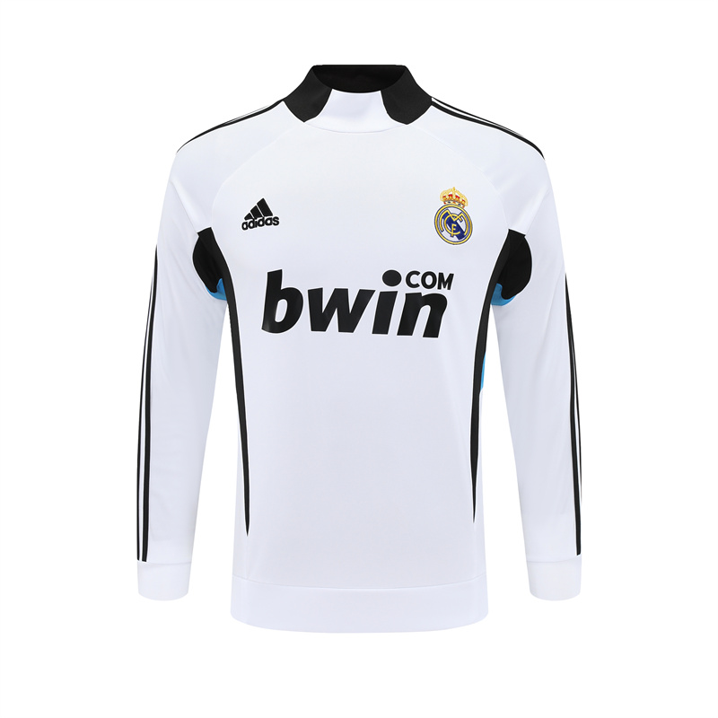 Real Madrid 08/09 half zipper Training White