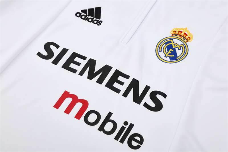Real Madrid 04/05 half zipper Training White