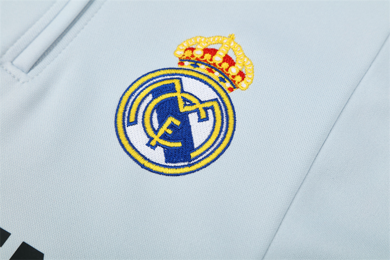 Real Madrid 04/05 half zipper Training Light Gray