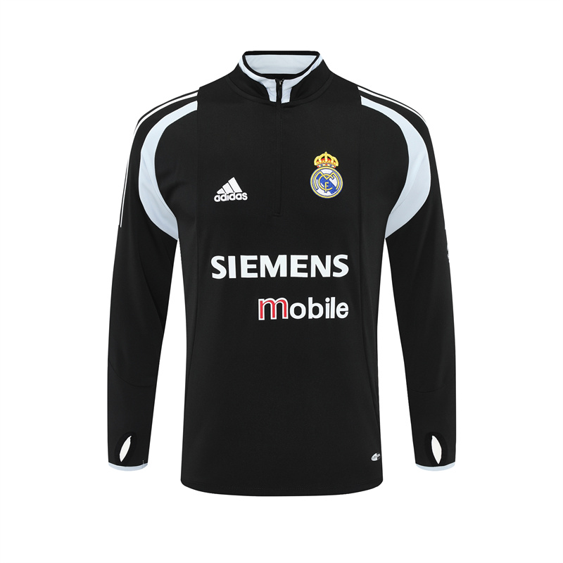Real Madrid 04/05 half zipper Training Black