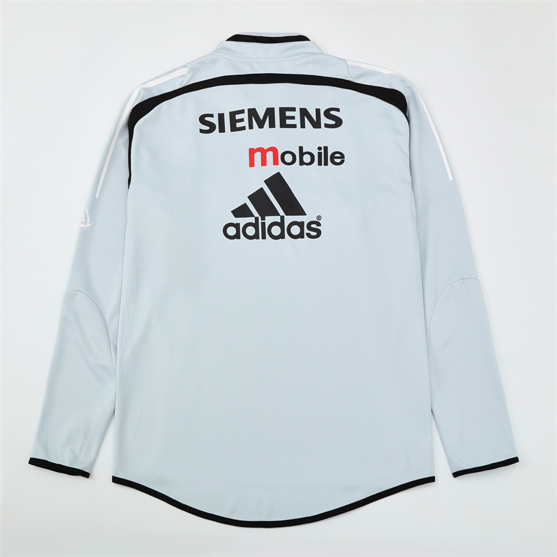Real Madrid 04/05 half zipper Training Light Gray