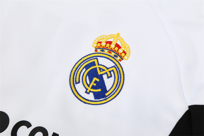 Real Madrid 08/09 half zipper Training White