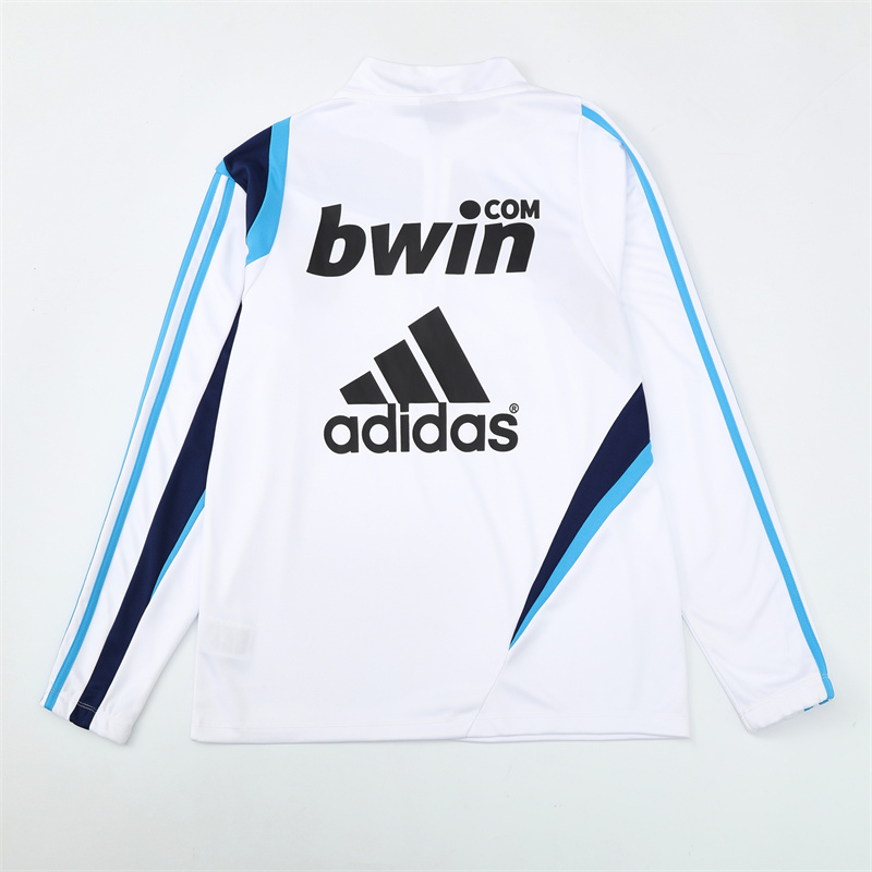 Real Madrid 09/10 half zipper Training White