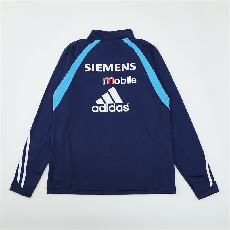 Real Madrid 03/04 half zipper Training Dark Blue