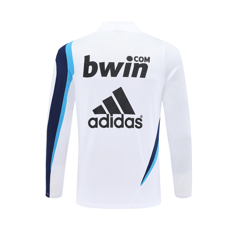 Real Madrid 09/10 half zipper Training White