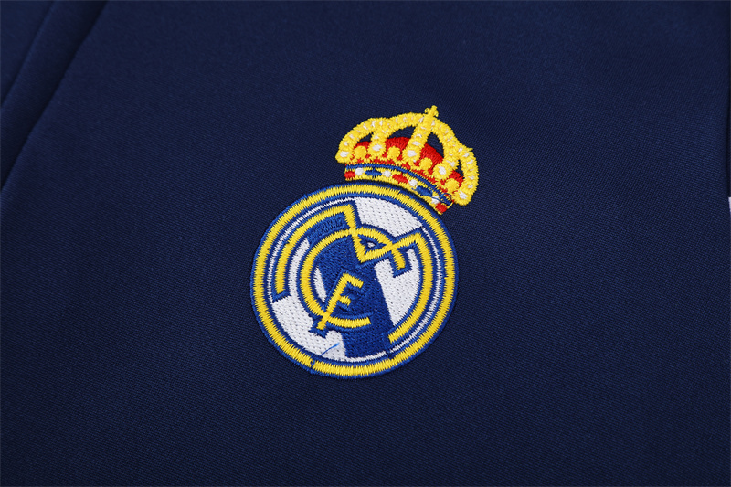 Real Madrid 03/04 half zipper Training Dark Blue