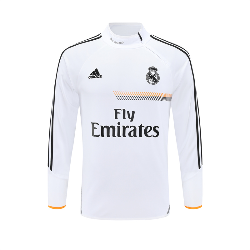 Real Madrid 13/14 half zipper Training White