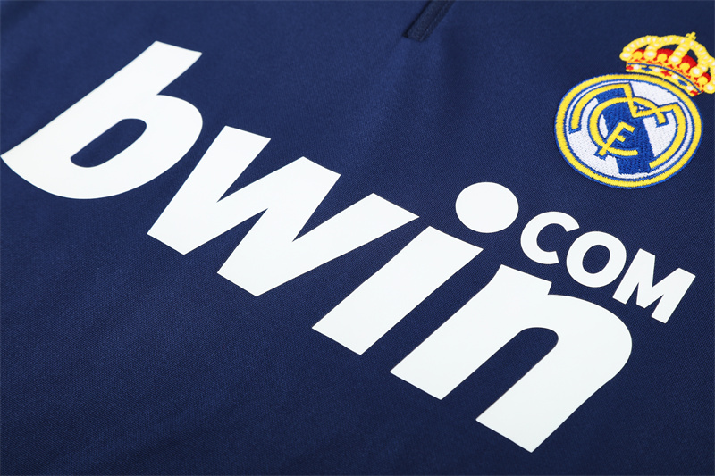 Real Madrid 09/10 half zipper Training Blue