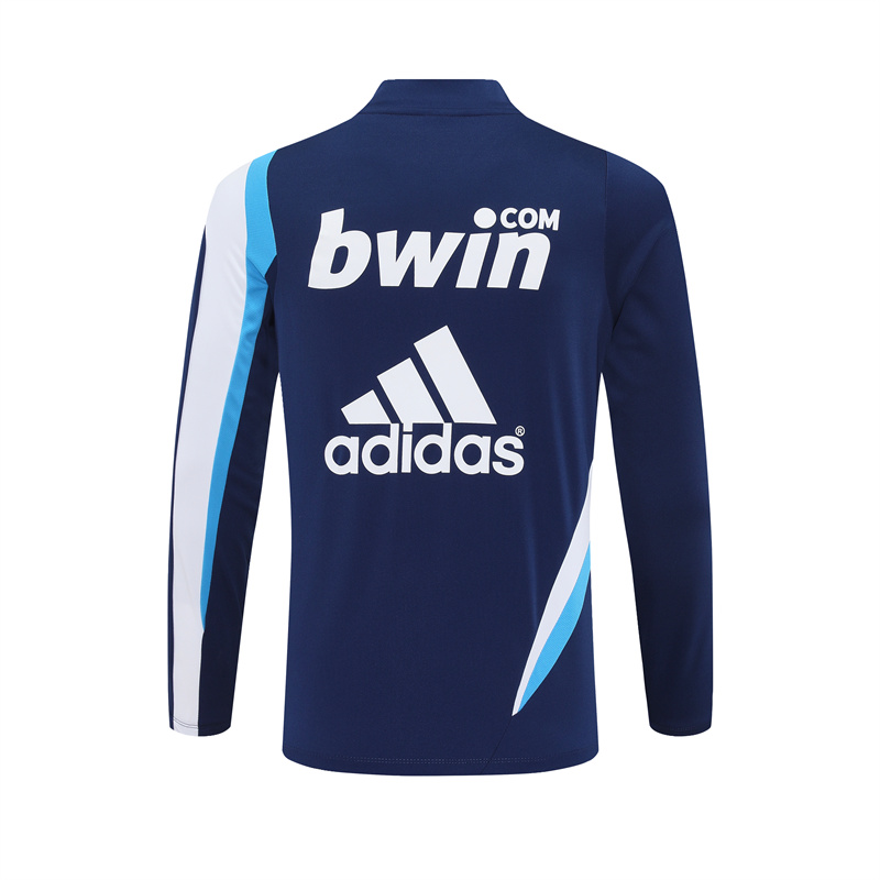 Real Madrid 09/10 half zipper Training Blue