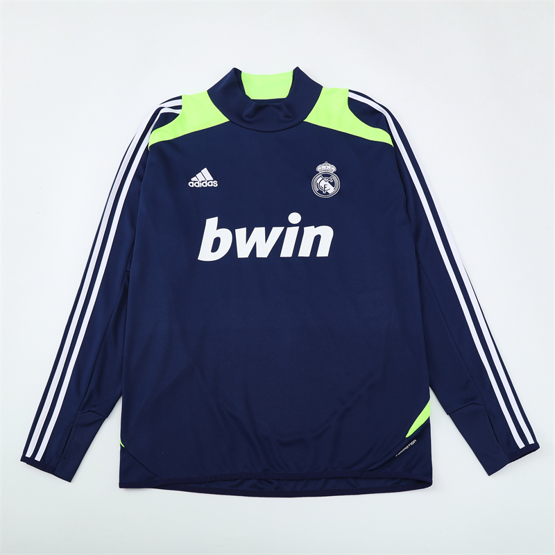 Real Madrid 12/13 half zipper Training Dark Blue