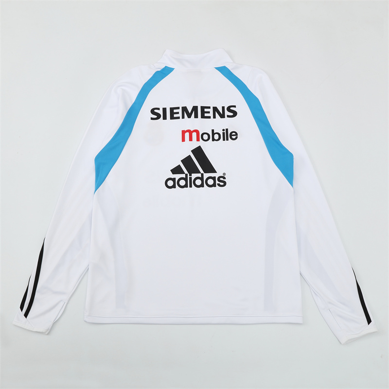 Real Madrid 03/04 half zipper Training White
