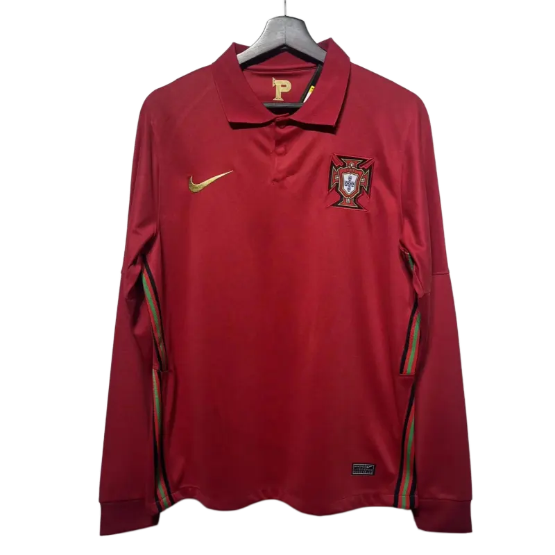 Portugal 20/21 Home Red Long Sleeves