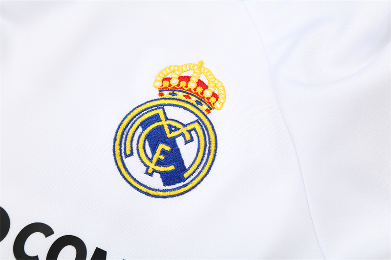 Real Madrid 09/10 half zipper Training White