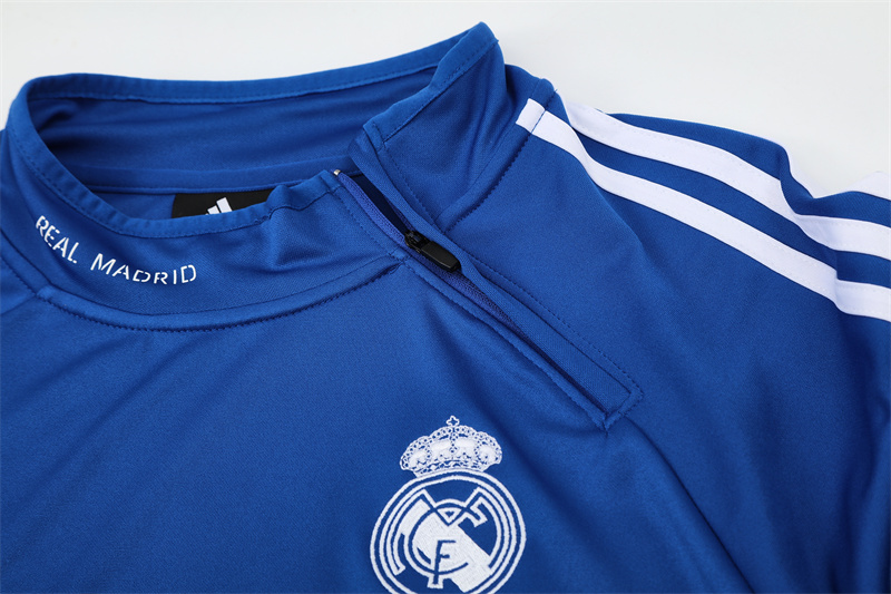 Real Madrid 13/14 half zipper Training Blue