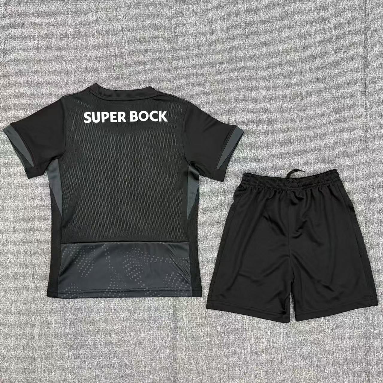 Kids Sporting Lisbon 25/26 Black 16-28