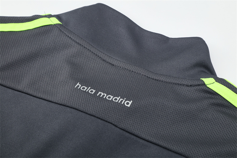 Real Madrid 15/16 half zipper Training Gray