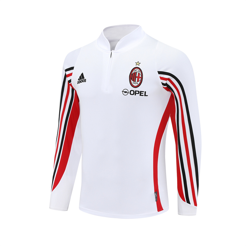 AC Milan 03/04 half zipper Training White