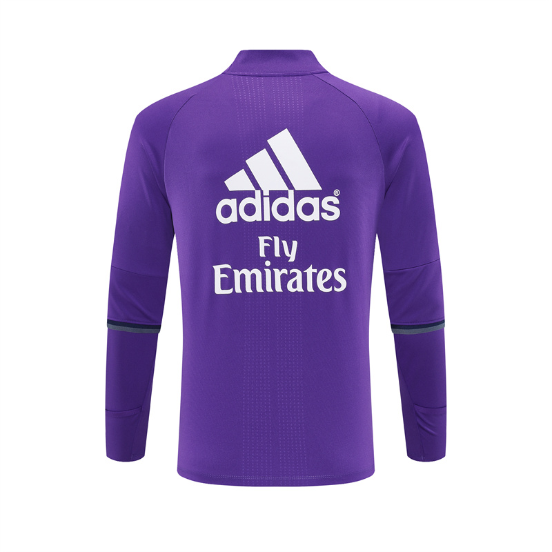 Real Madrid 16/17 half zipper Training Purple