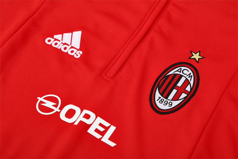 AC Milan 04/05 half zipper Training Red