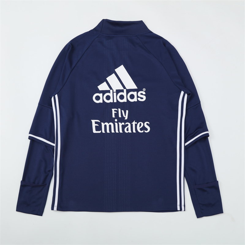Real Madrid 16/17 half zipper Training Blue