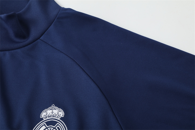 Real Madrid 16/17 half zipper Training Blue