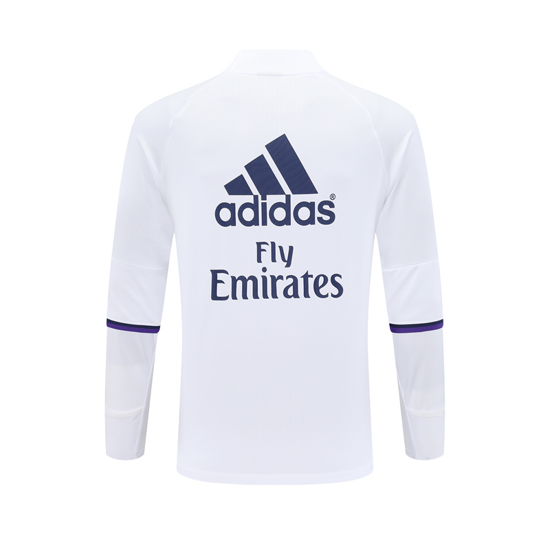 Real Madrid 16/17 half zipper Training White