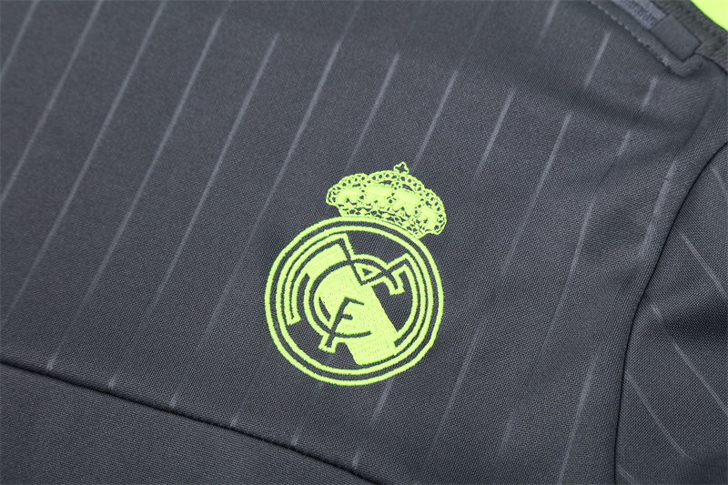 Real Madrid 15/16 half zipper Training Gray