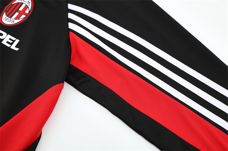 AC Milan 03/04 half zipper Training Black