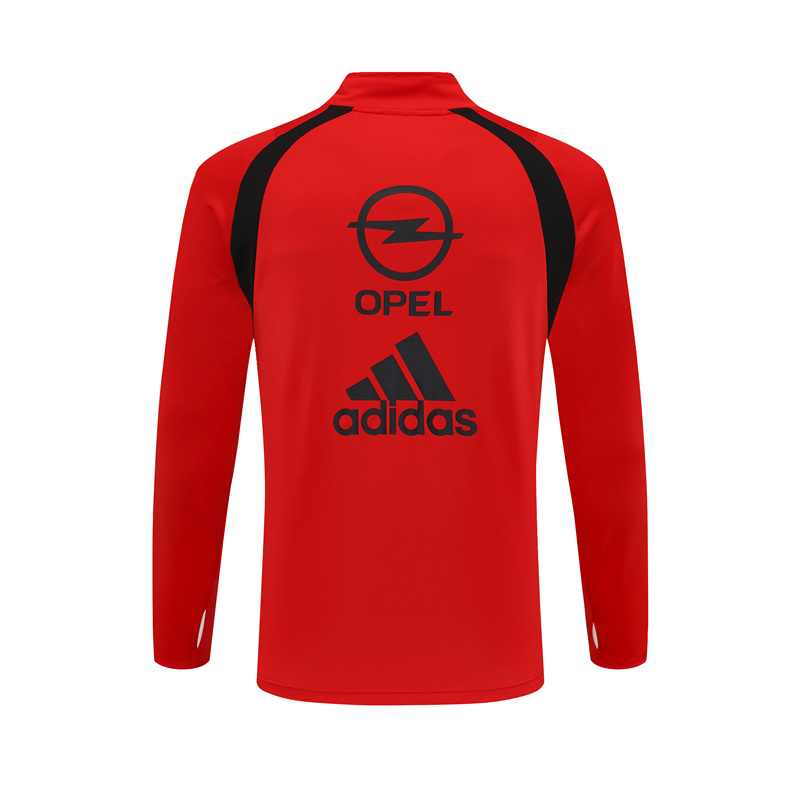 AC Milan 03/04 half zipper Training Red