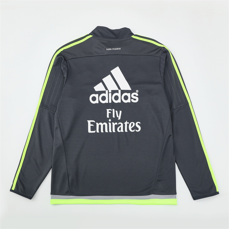 Real Madrid 15/16 half zipper Training Gray